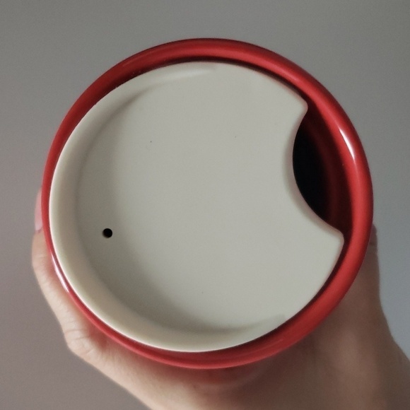 Starbucks christmas red joyful ceramic tumbler 12 oz - Picture 4 of 8